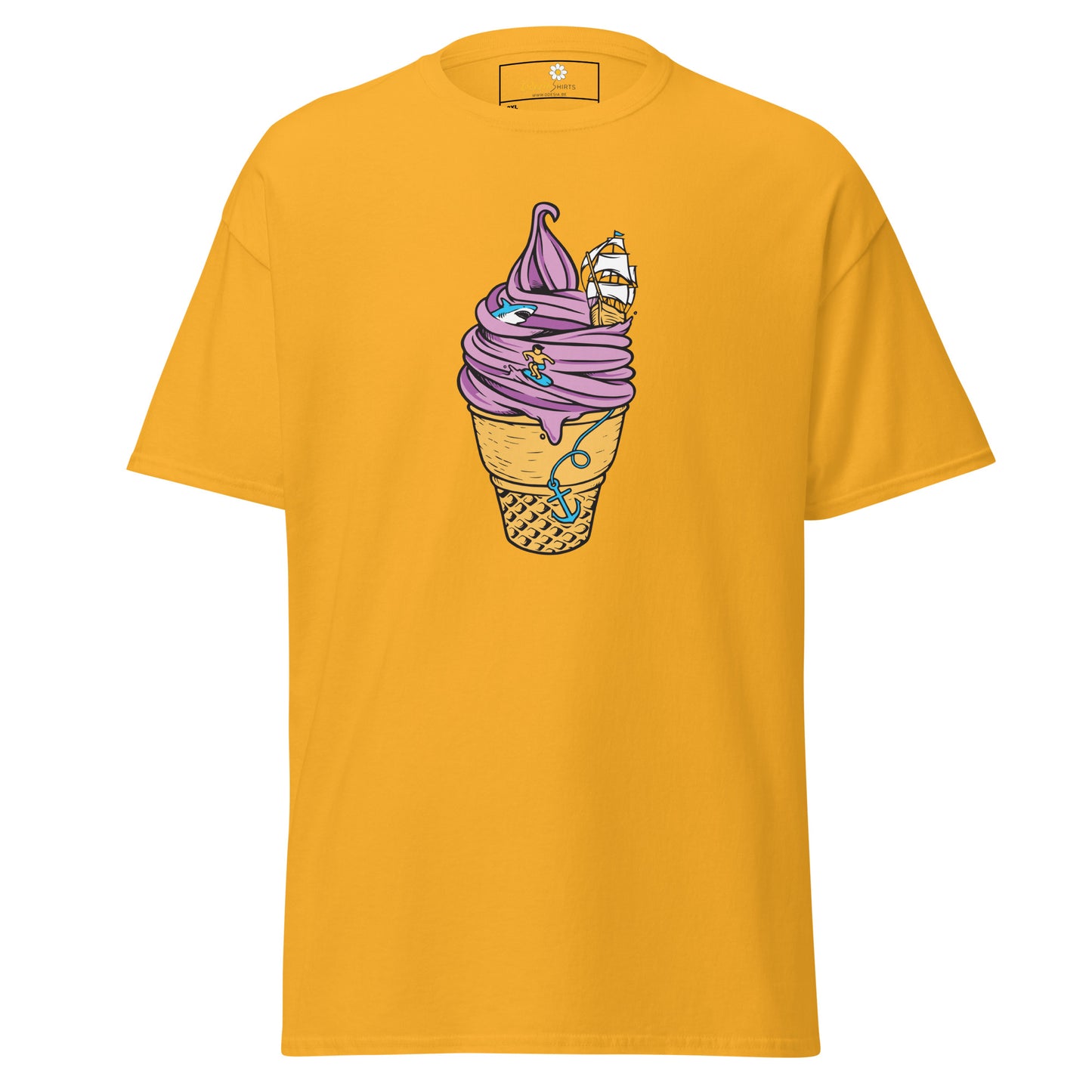 Unisex classic t-shirt - FUN SAILING ICE CREAM - BIG