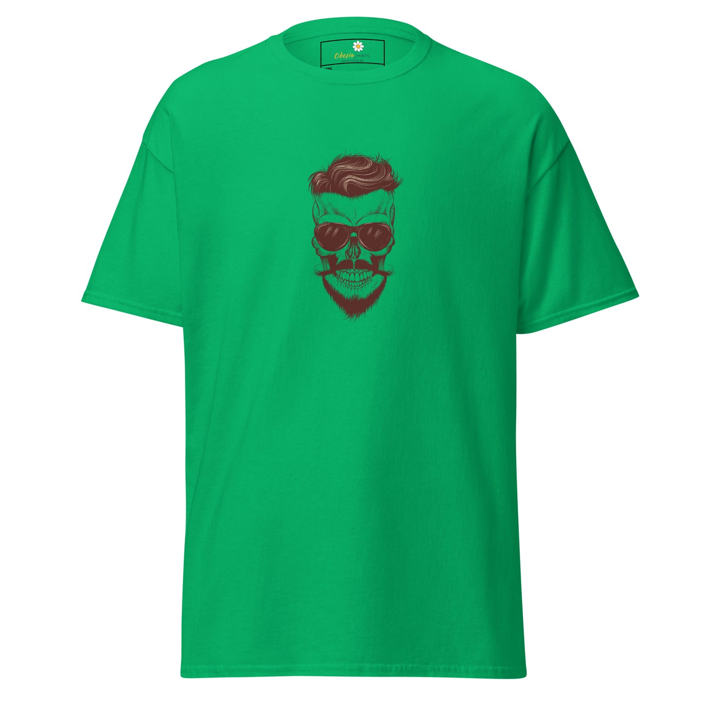 Unisex classic t-shirt - SKULL HIPSTER - BIG