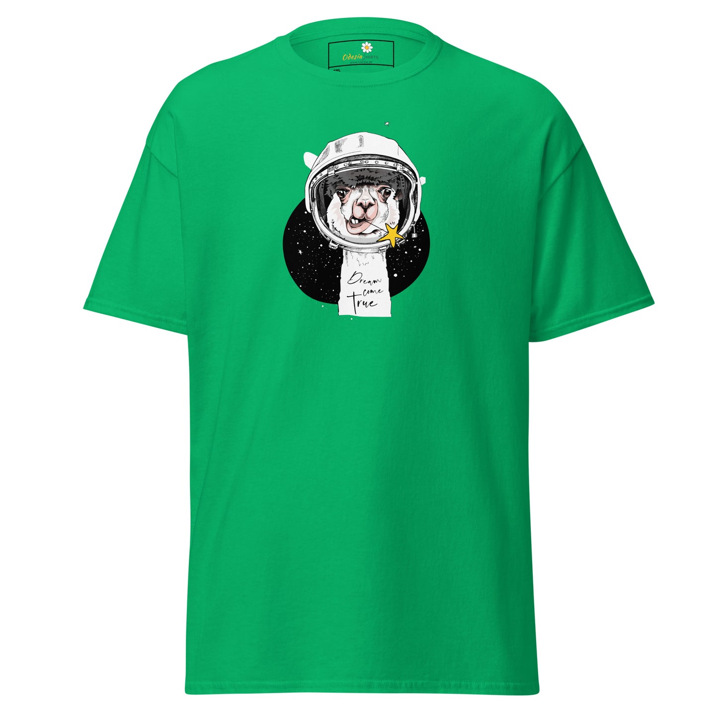 Unisex classic t-shirt - ASTRONAUT ANIMAL LAMA - BIG