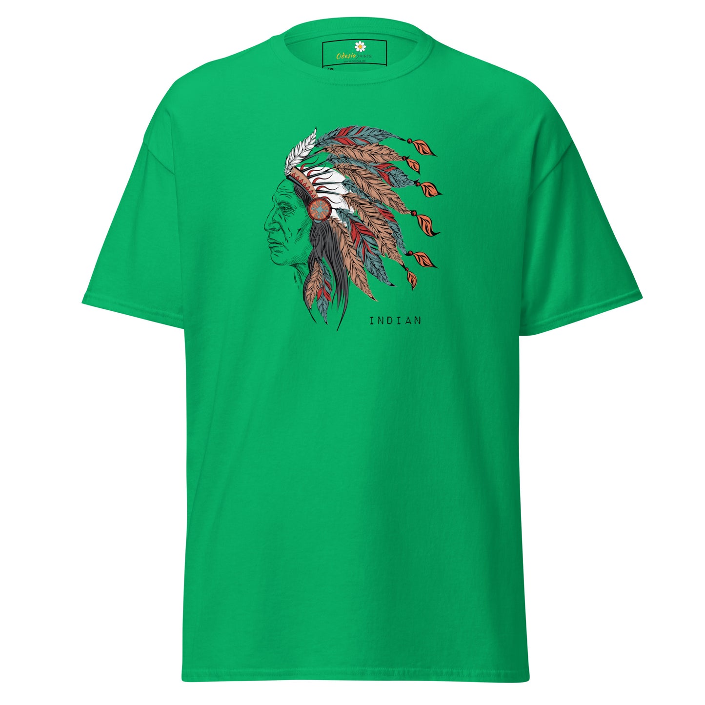 Unisex classic t-shirt - VINTAGE INDIAN HEAD - BIG