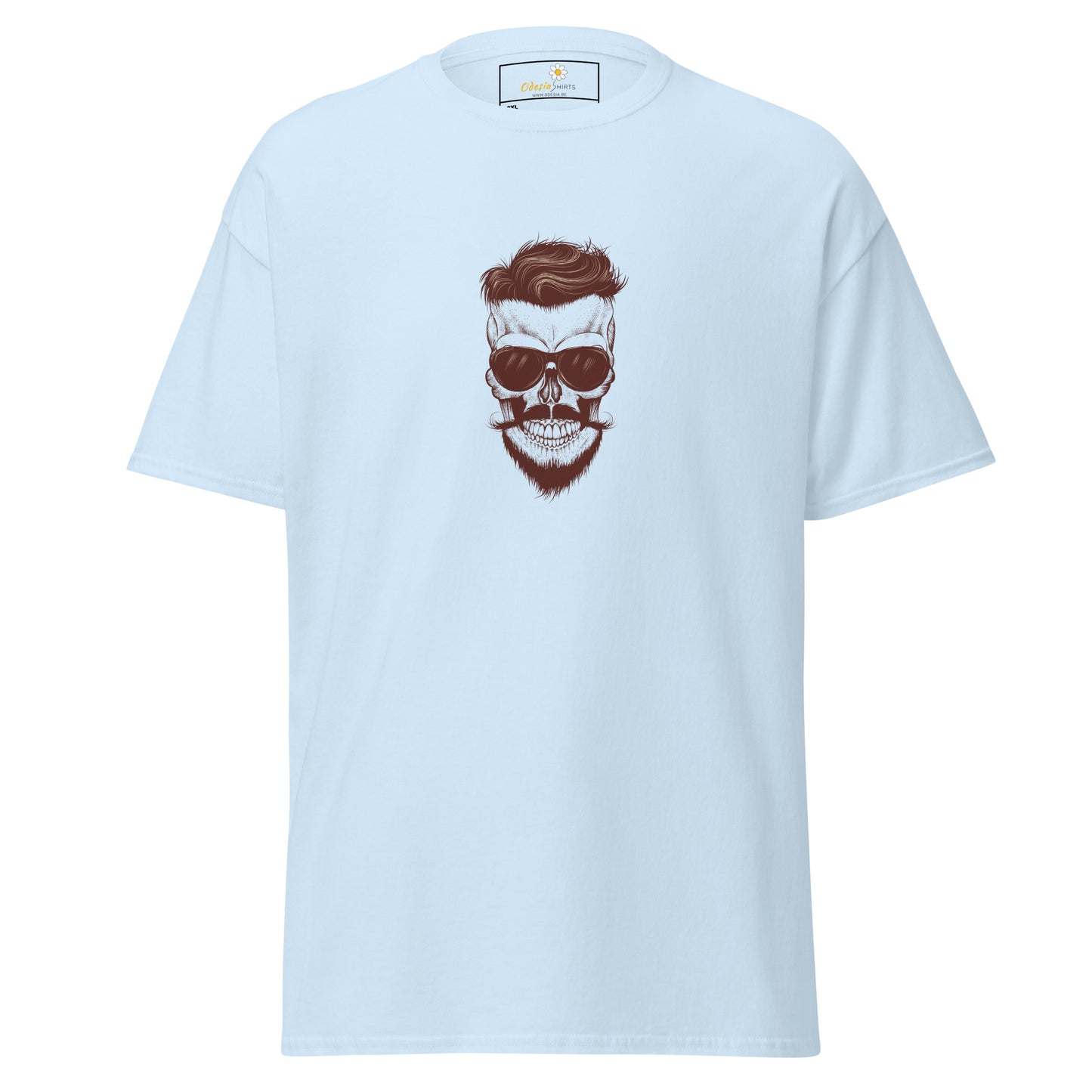 Unisex classic t-shirt - SKULL HIPSTER - BIG