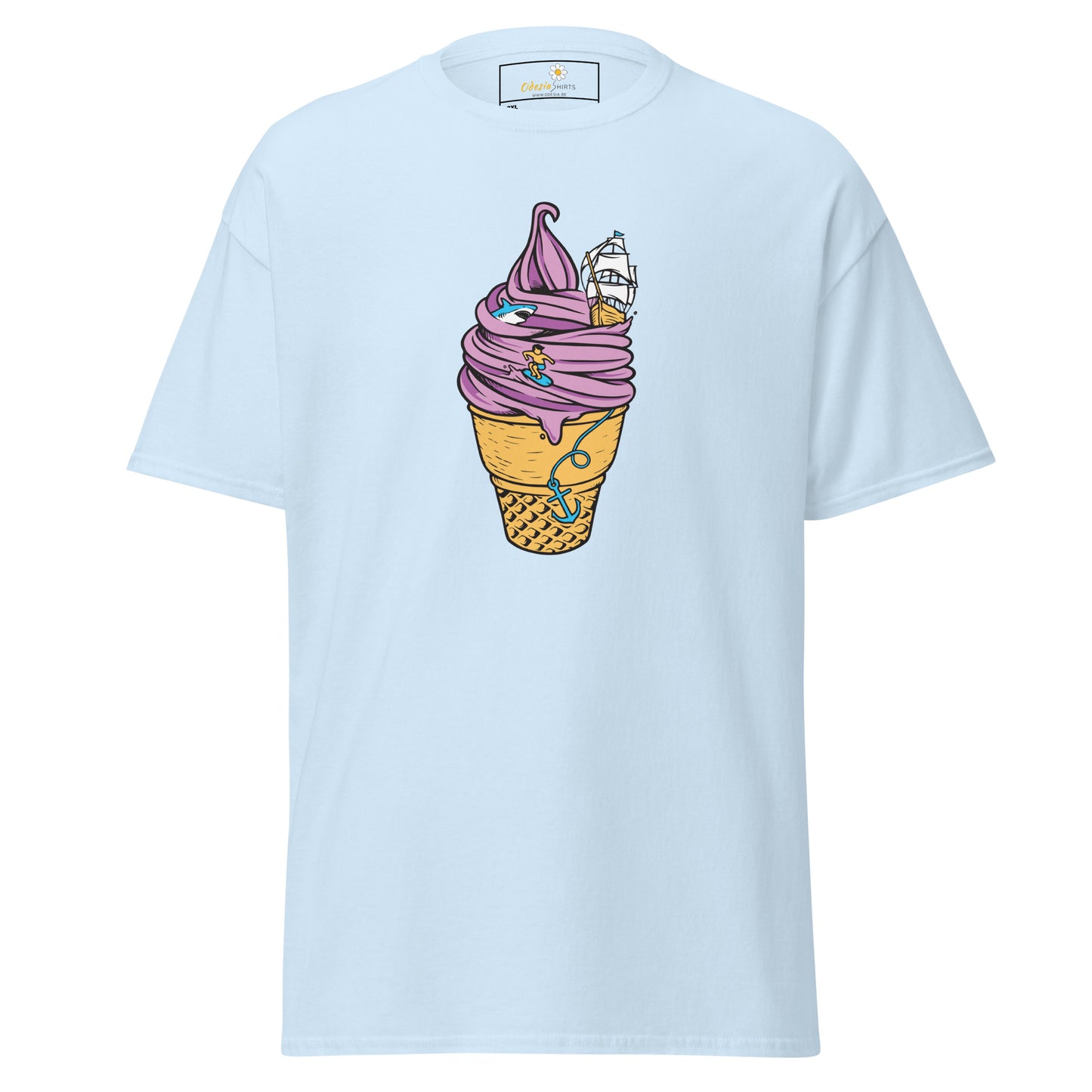 Unisex classic t-shirt - FUN SAILING ICE CREAM - BIG