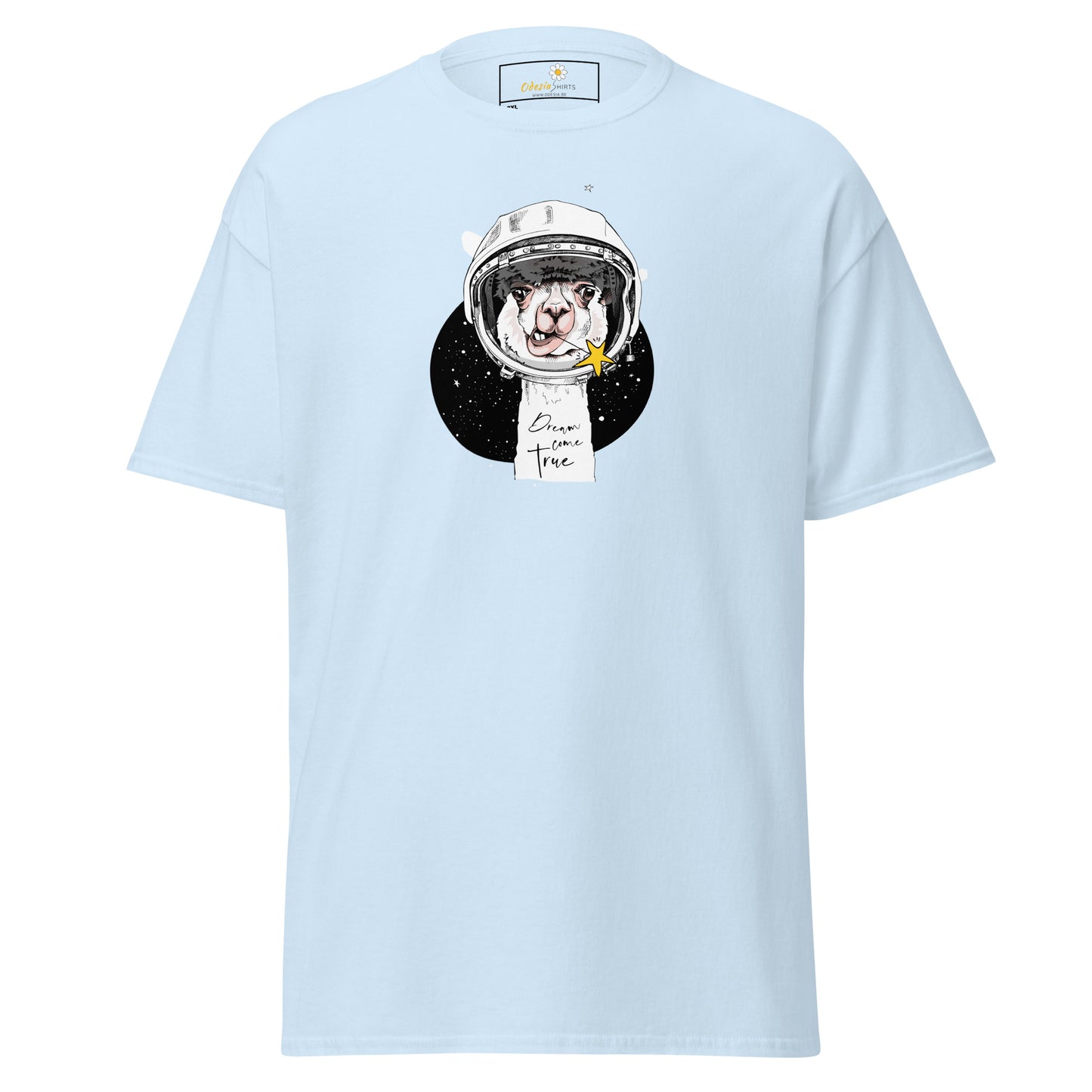 Unisex classic t-shirt - ASTRONAUT ANIMAL LAMA - BIG