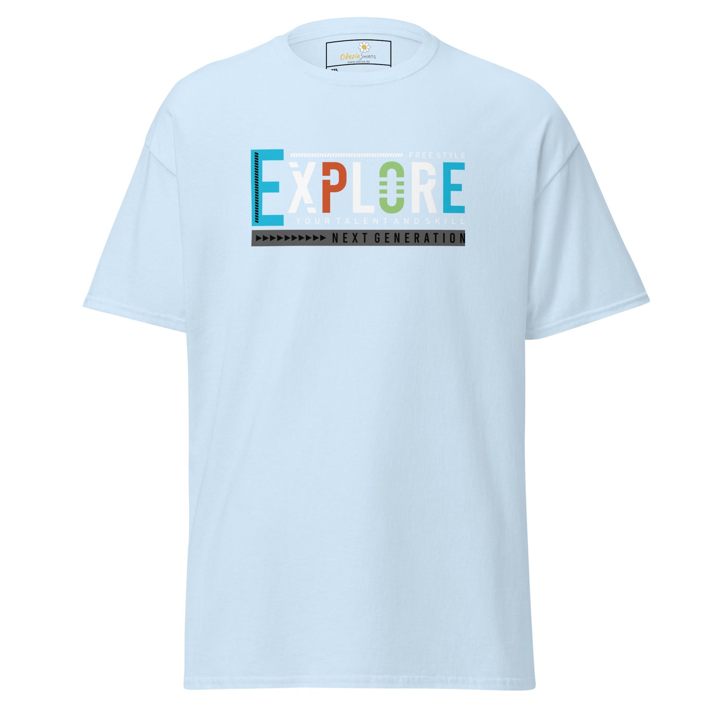 Unisex classic t-shirt - ADVENTURE EXPLORE FREESTYLE - BIG