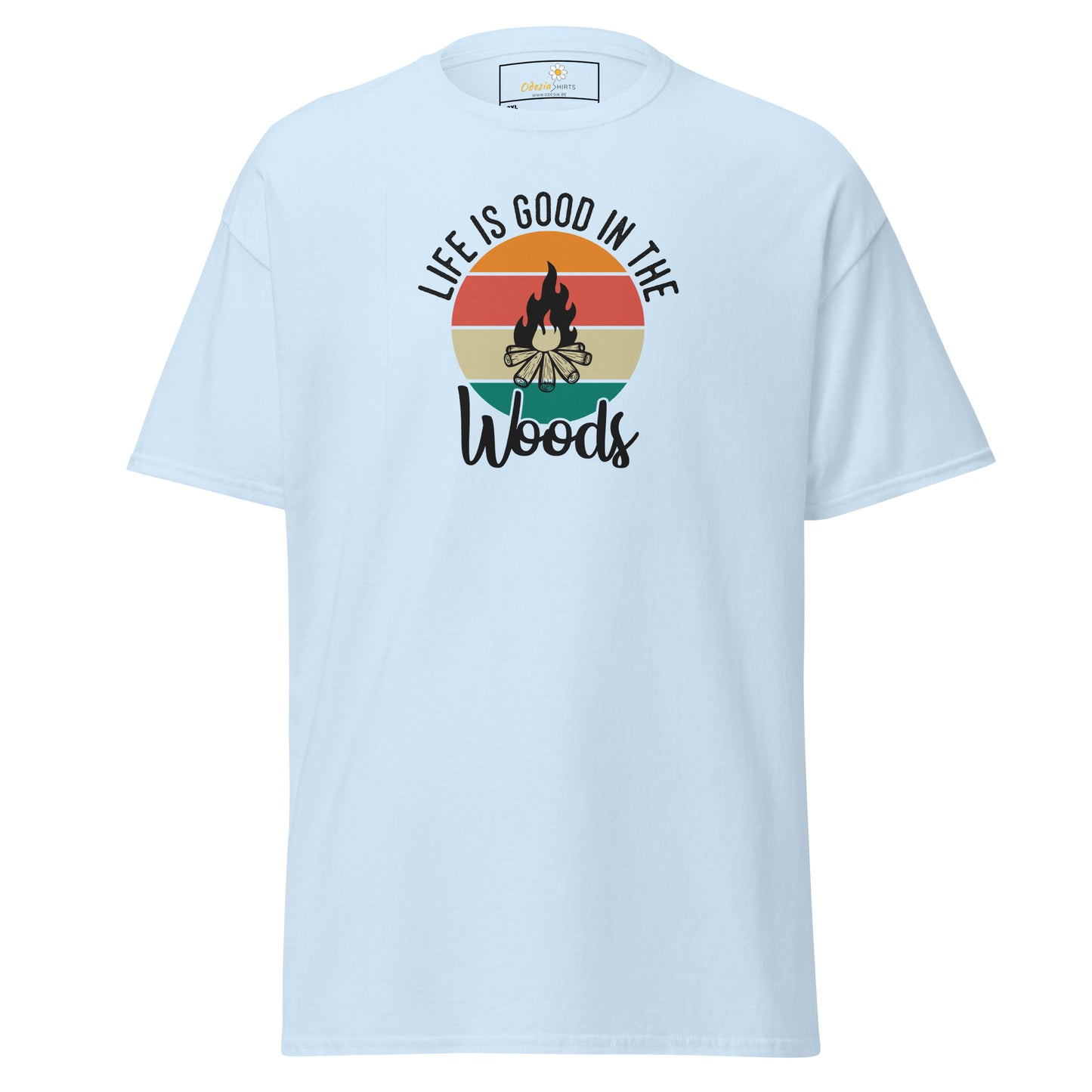 Unisex classic t-shirt - ADVENTURE LIFE IS GOOD IN THE WOODS - BIG