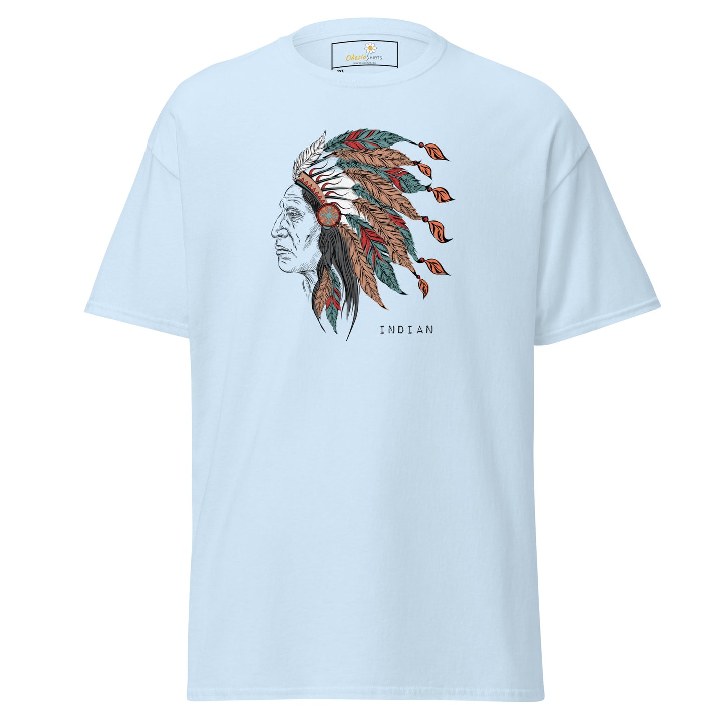 Unisex classic t-shirt - VINTAGE INDIAN HEAD - BIG