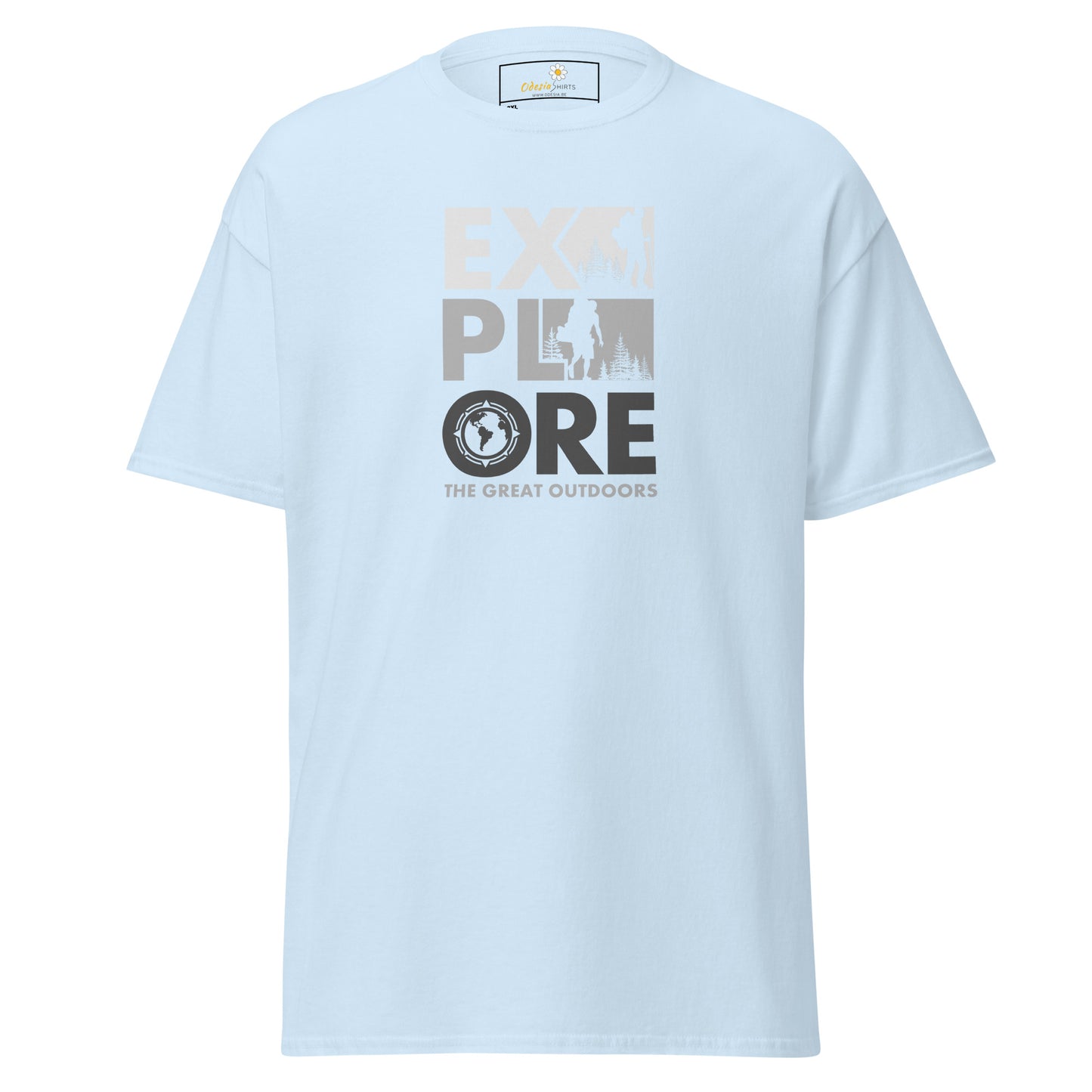 Unisex classic t-shirt - ADVENTURE EXPLORE OUTDOORS - BIG