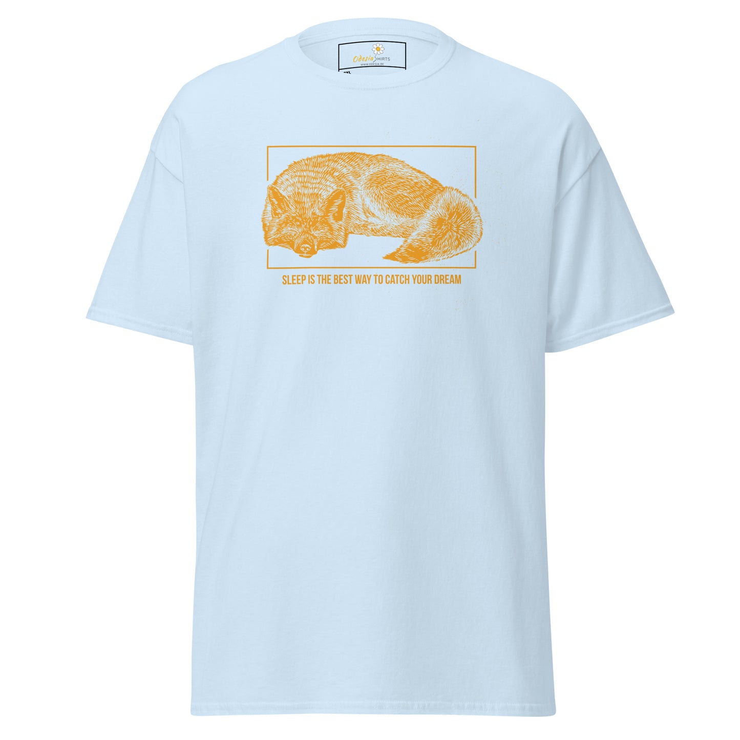 T-shirt classique unisexe - ANIMAUX RENARD DORMEZ DE LA MEILLEURE FAÇON DE RÊVER - GRAND