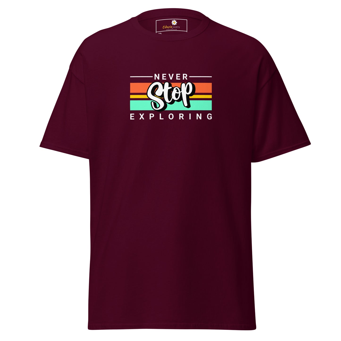 Unisex classic t-shirt - ADVENTURE NEVER STOP EXPLORING 2 - BIG