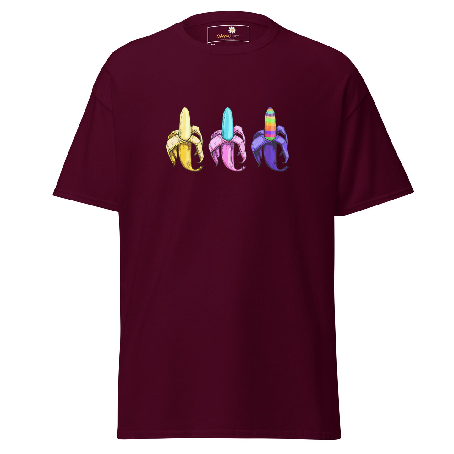 Unisex classic t-shirt - AMAZING THREE BANANAS - BIG