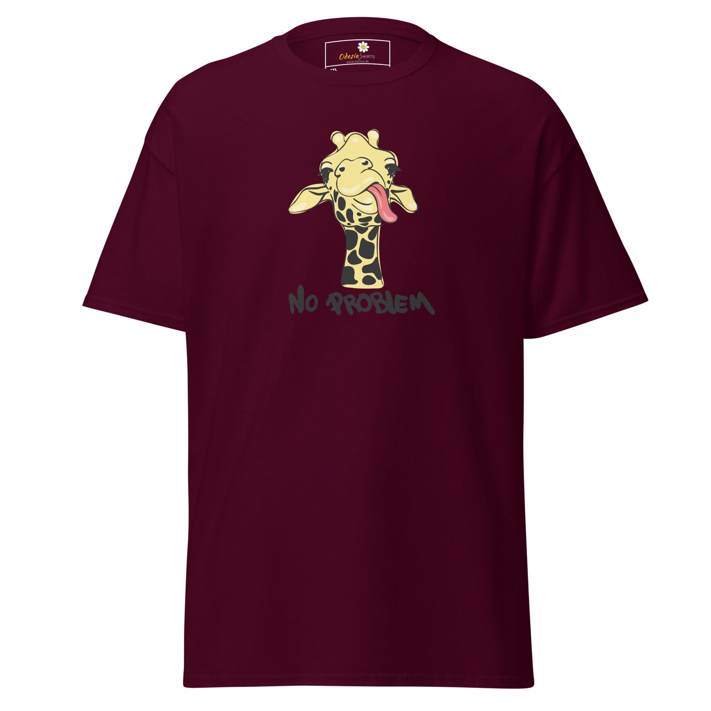 Unisex klassiek t-shirt - FUN GIRAF GEEN PROBLEEM - GROOT