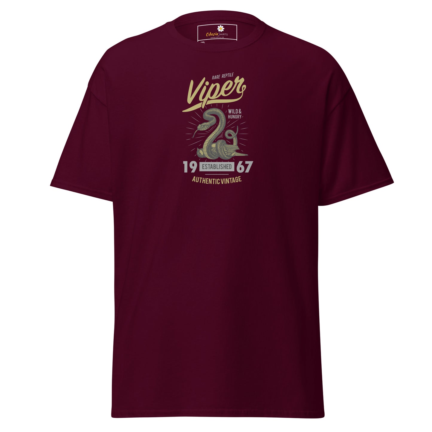Unisex classic t-shirt - VINTAGE AUTHENTIC VIPER 1967 - BIG