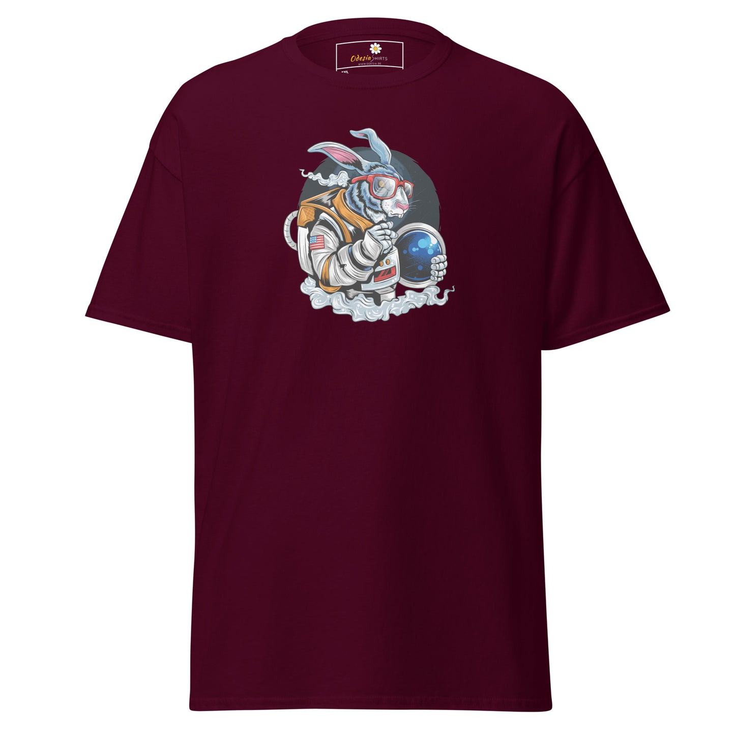 Unisex classic t-shirt - ASTRONAUT RABBIT - BIG