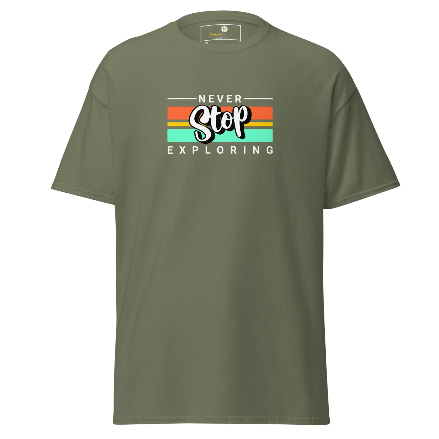 Unisex classic t-shirt - ADVENTURE NEVER STOP EXPLORING 2 - BIG
