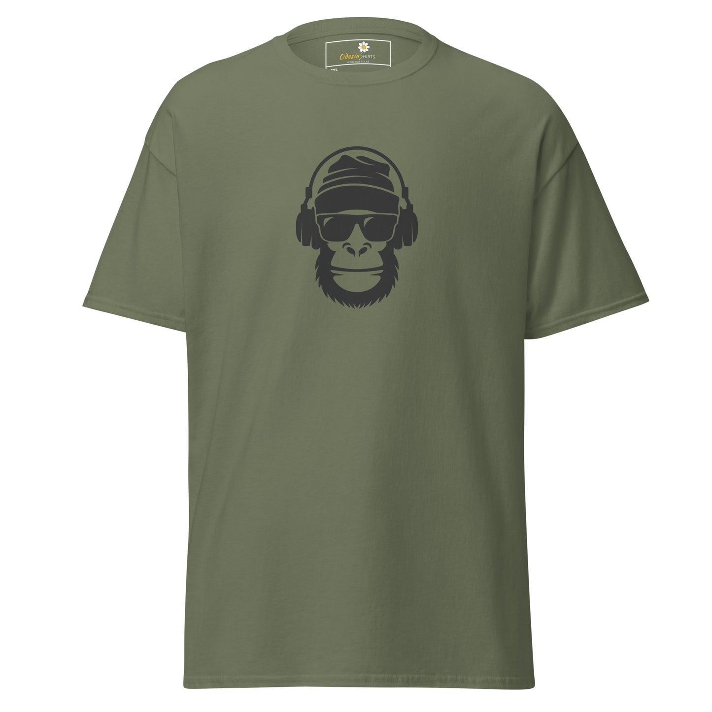 Unisex classic t-shirt - WILDLIFE MONKEY FACE - BIG