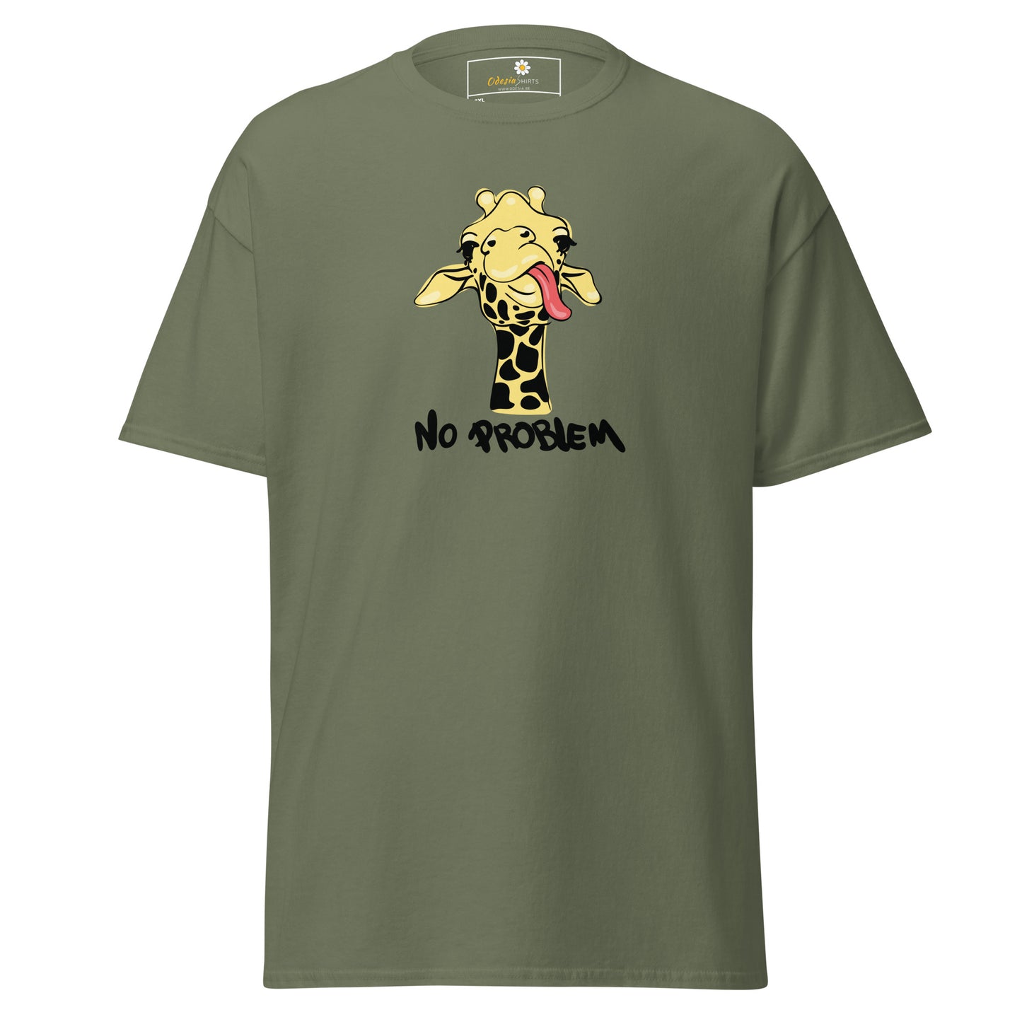 Unisex klassiek t-shirt - FUN GIRAF GEEN PROBLEEM - GROOT