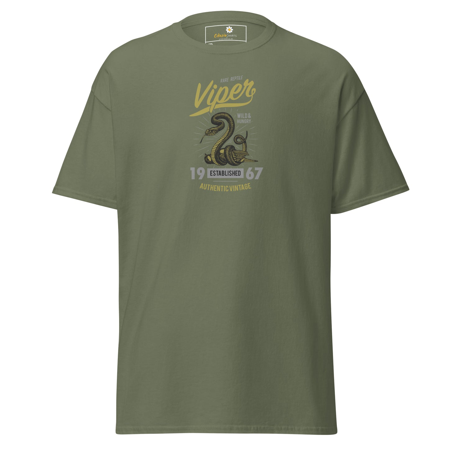 Unisex classic t-shirt - VINTAGE AUTHENTIC VIPER 1967 - BIG