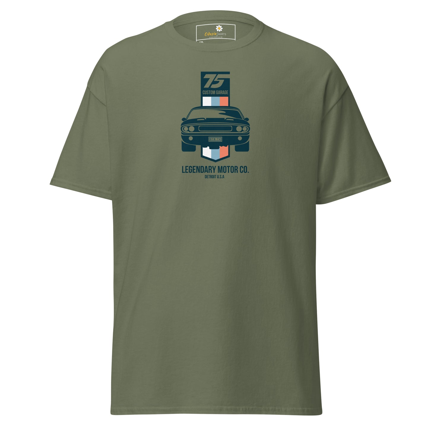 T-shirt classique unisexe - VINTAGE LEGENDARY MOTOR CARS - GRAND