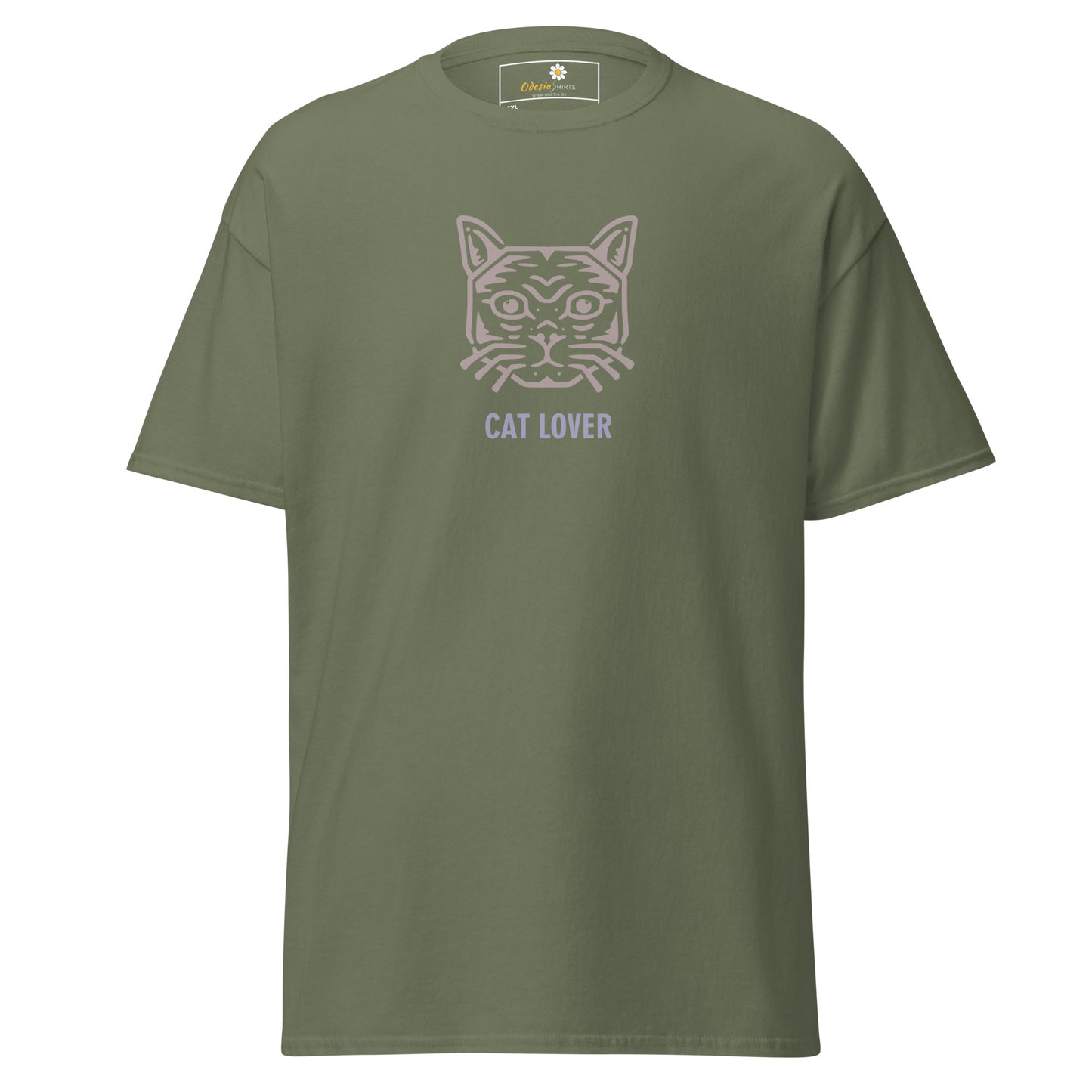 T-shirt classique unisexe - AMOUREUX DES ANIMAUX ET DES CHATS - GRAND