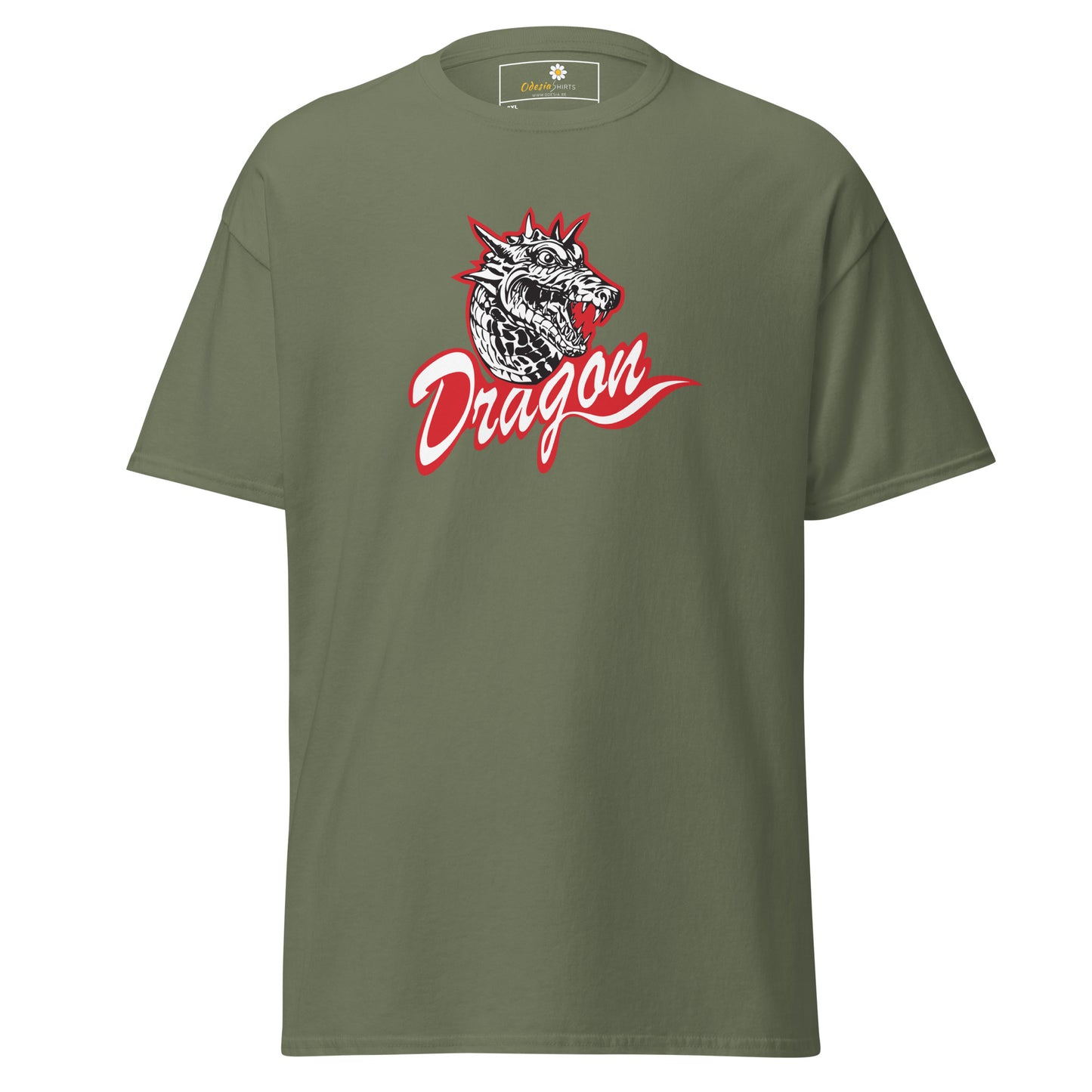 T-shirt classique unisexe - ANIMAUX DRAGON MYSTIQUE - GRAND