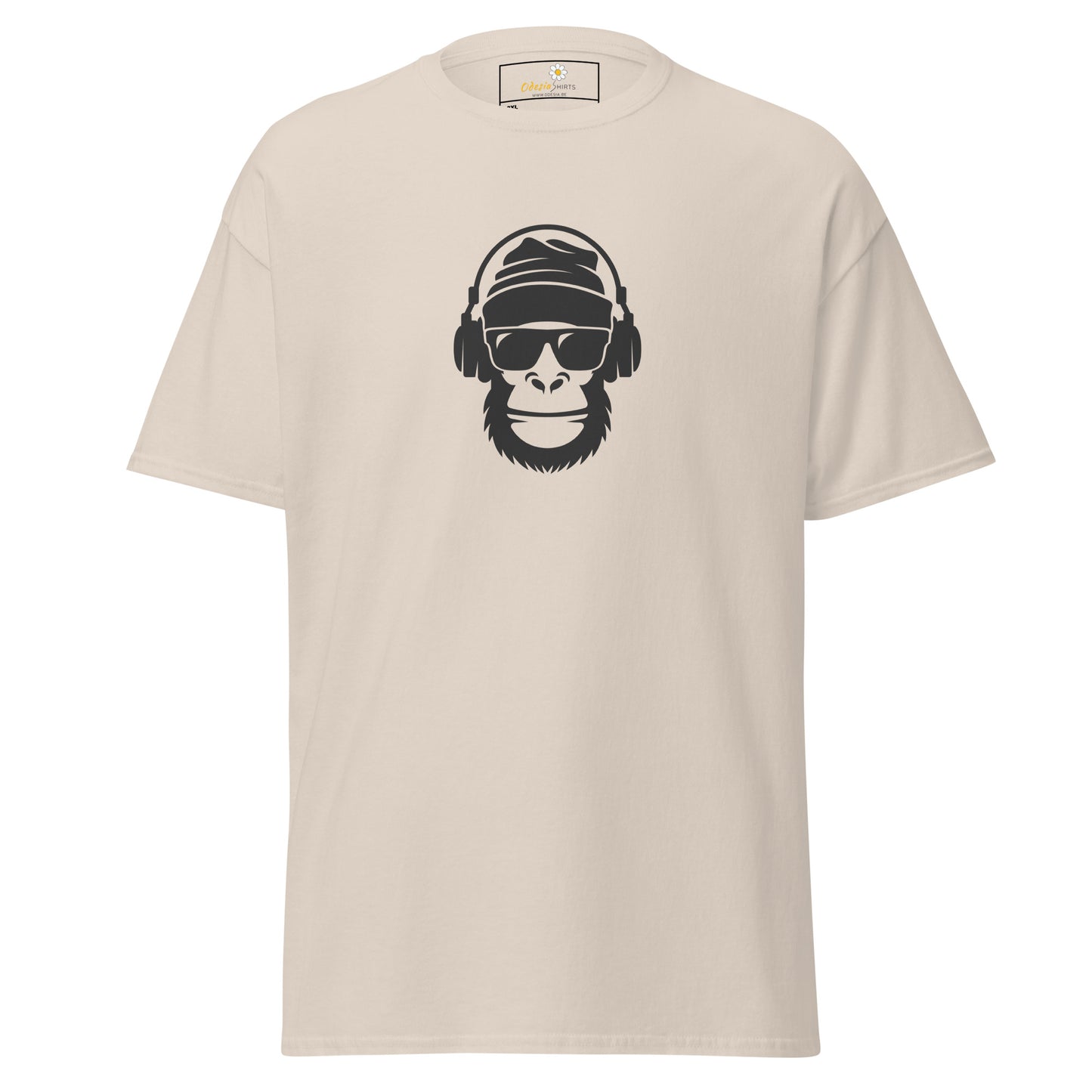 Unisex classic t-shirt - WILDLIFE MONKEY FACE - BIG