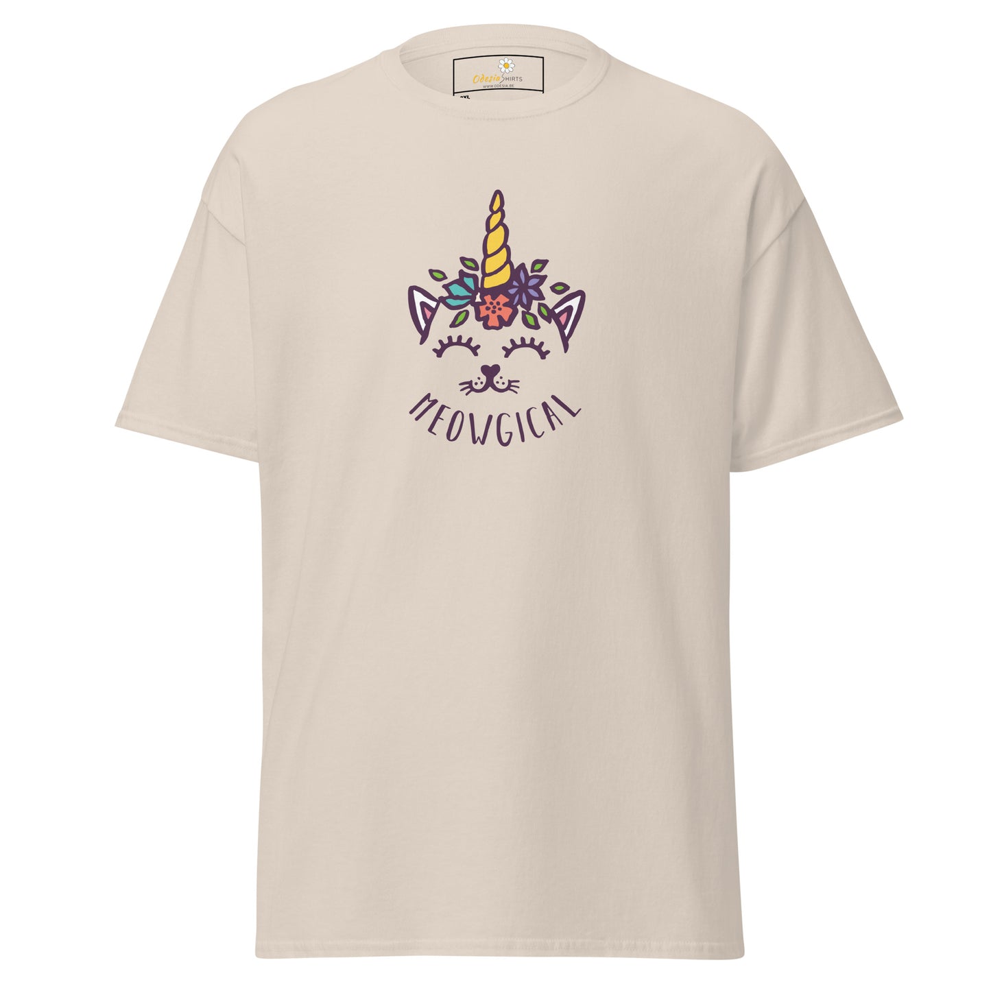 Unisex klassiek t-shirt - ANIMALS CAT MAGICAL - GROOT