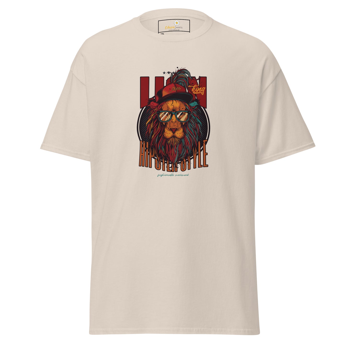 T-shirt classique unisexe - ANIMAUX LION - GRAND