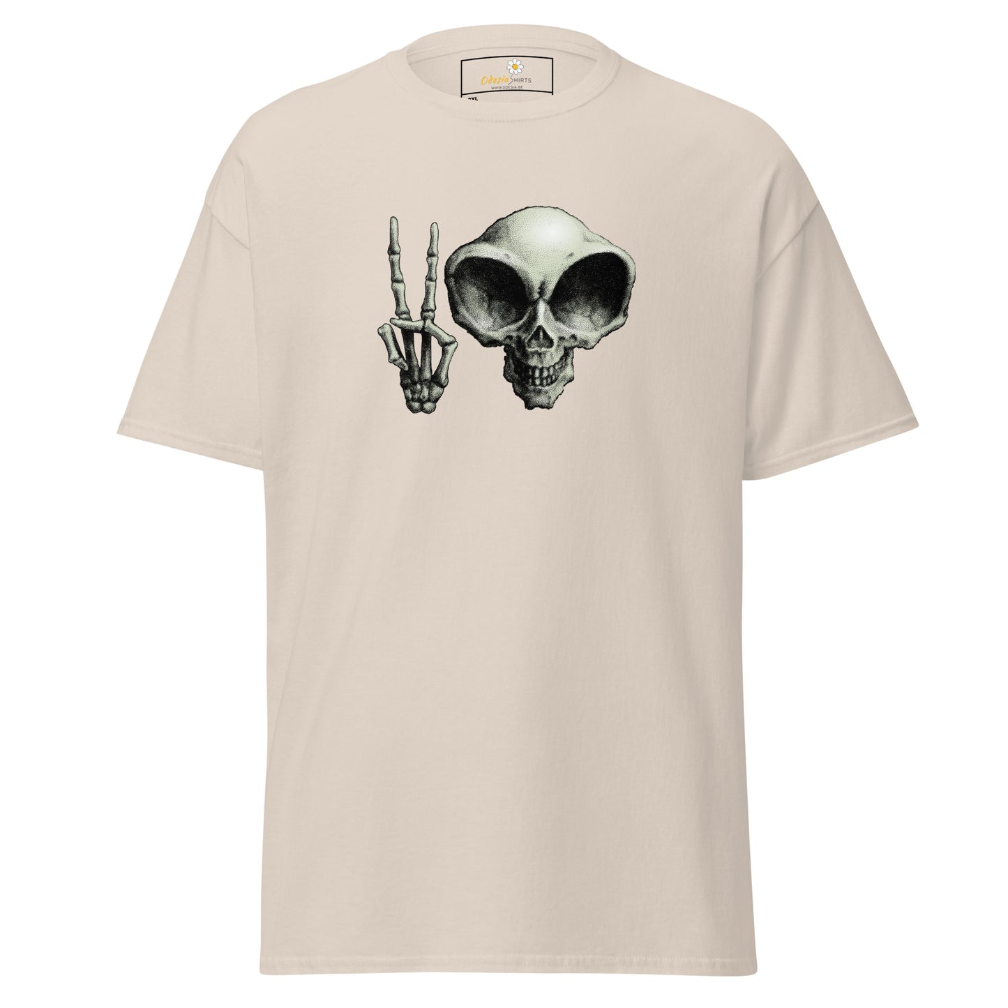 Unisex classic t-shirt - ALIEN PEACE - BIG