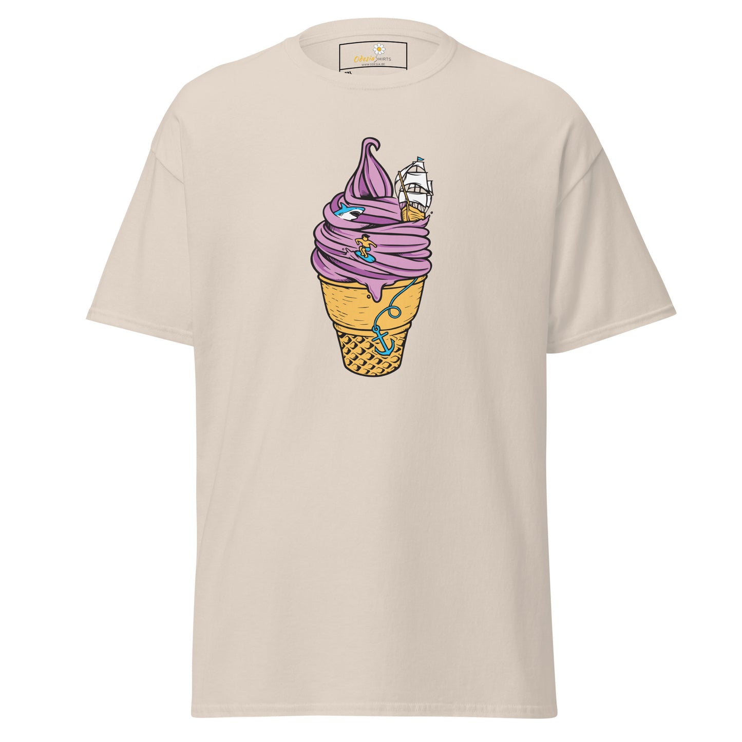 Unisex classic t-shirt - FUN SAILING ICE CREAM - BIG