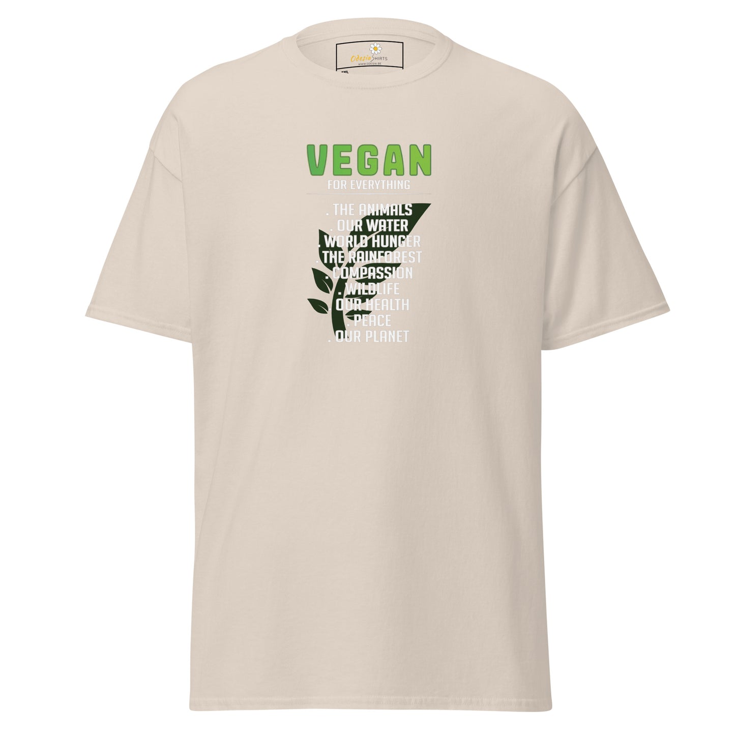 Unisex classic t-shirt - ECOVEGAN REASONS - BIG