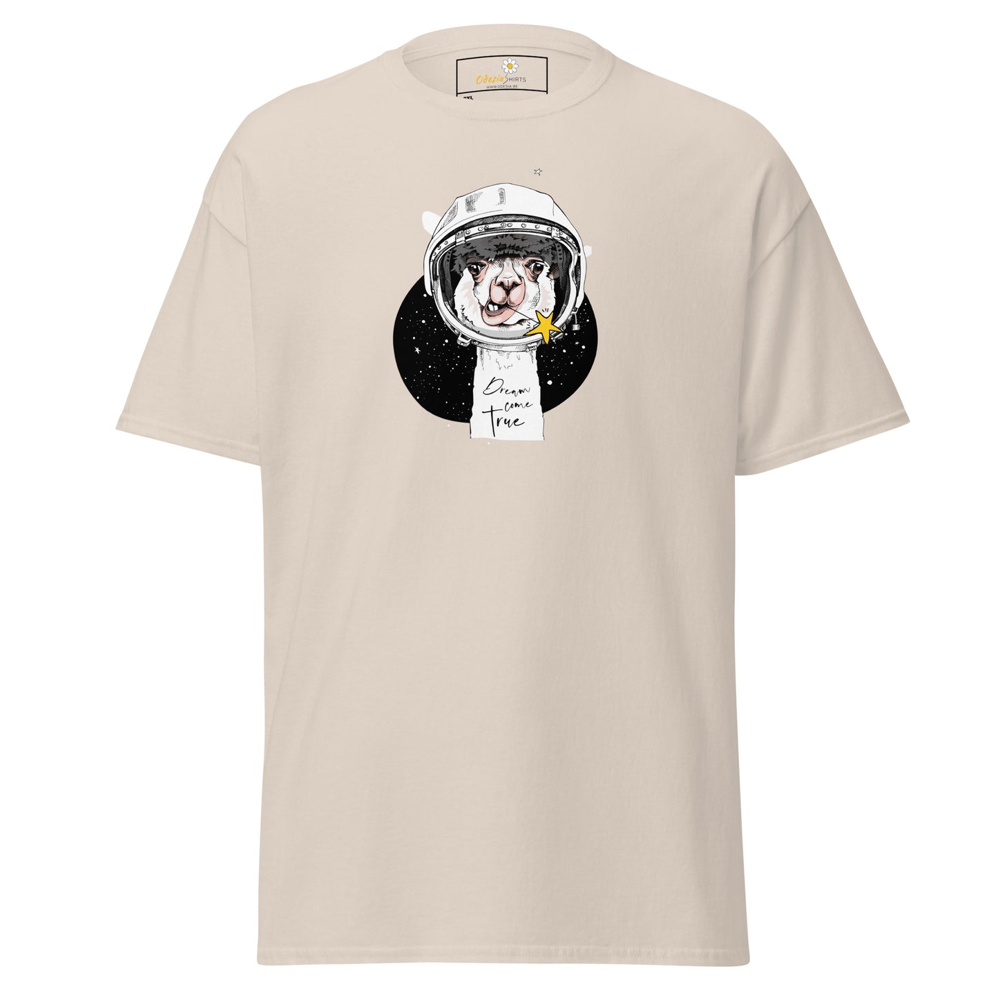 Unisex classic t-shirt - ASTRONAUT ANIMAL LAMA - BIG