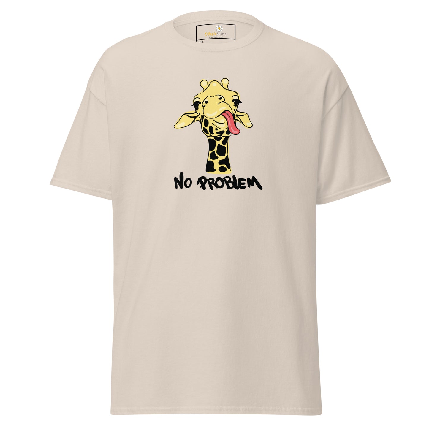 Unisex klassiek t-shirt - FUN GIRAF GEEN PROBLEEM - GROOT