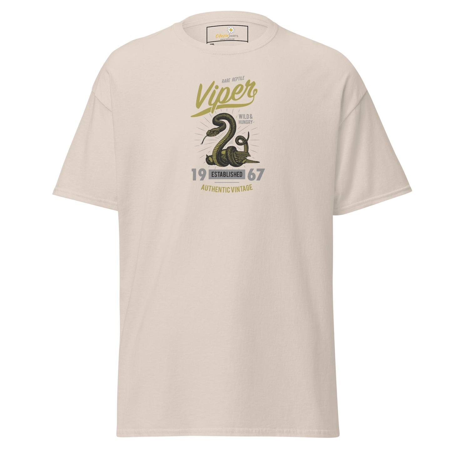 Unisex classic t-shirt - VINTAGE AUTHENTIC VIPER 1967 - BIG