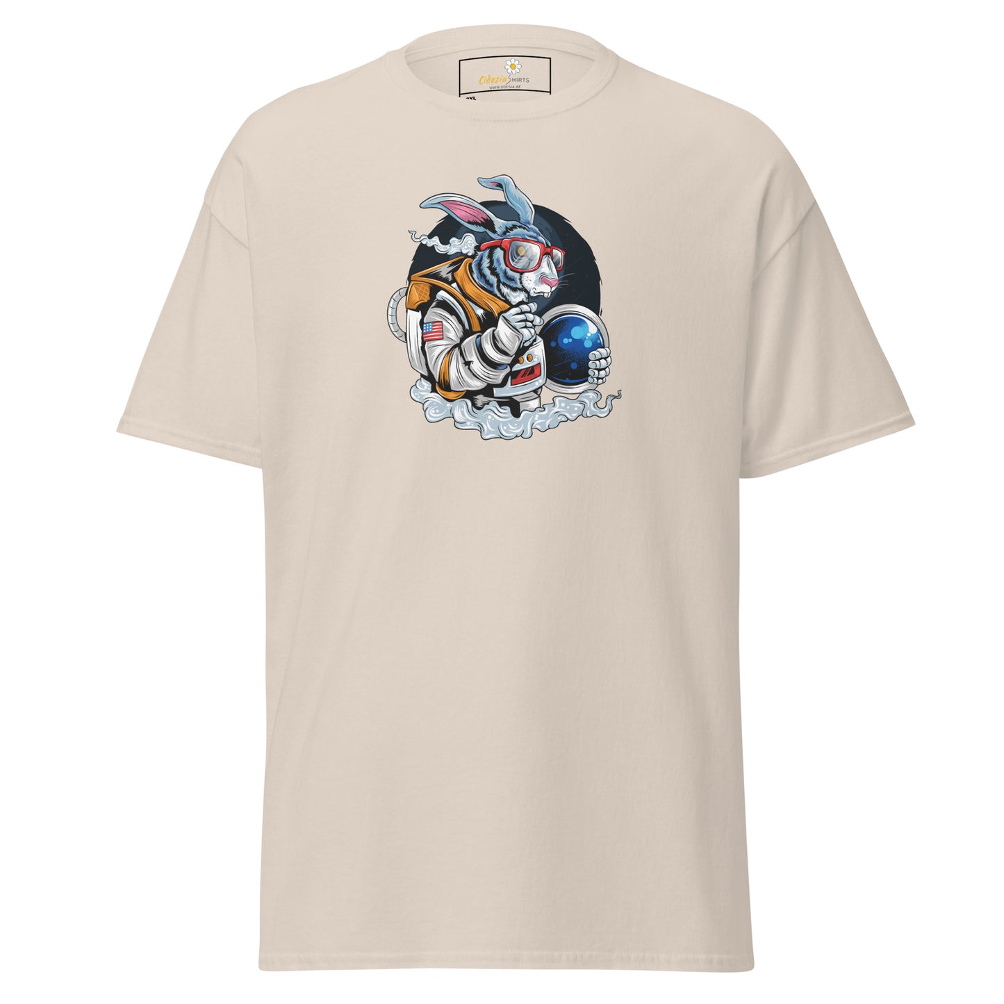 Unisex classic t-shirt - ASTRONAUT RABBIT - BIG