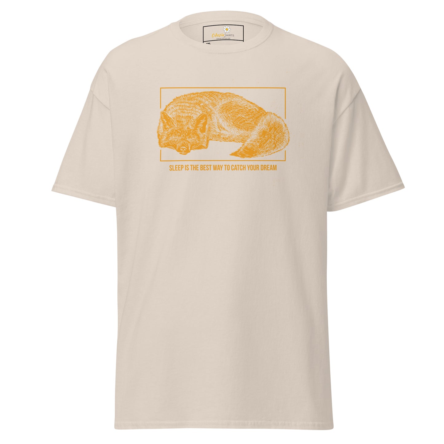 T-shirt classique unisexe - ANIMAUX RENARD DORMEZ DE LA MEILLEURE FAÇON DE RÊVER - GRAND