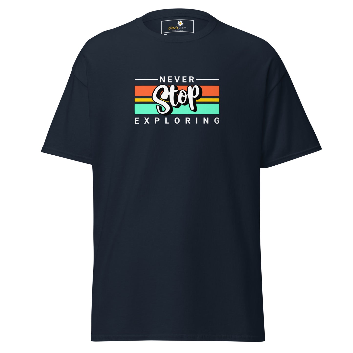 Unisex classic t-shirt - ADVENTURE NEVER STOP EXPLORING 2 - BIG