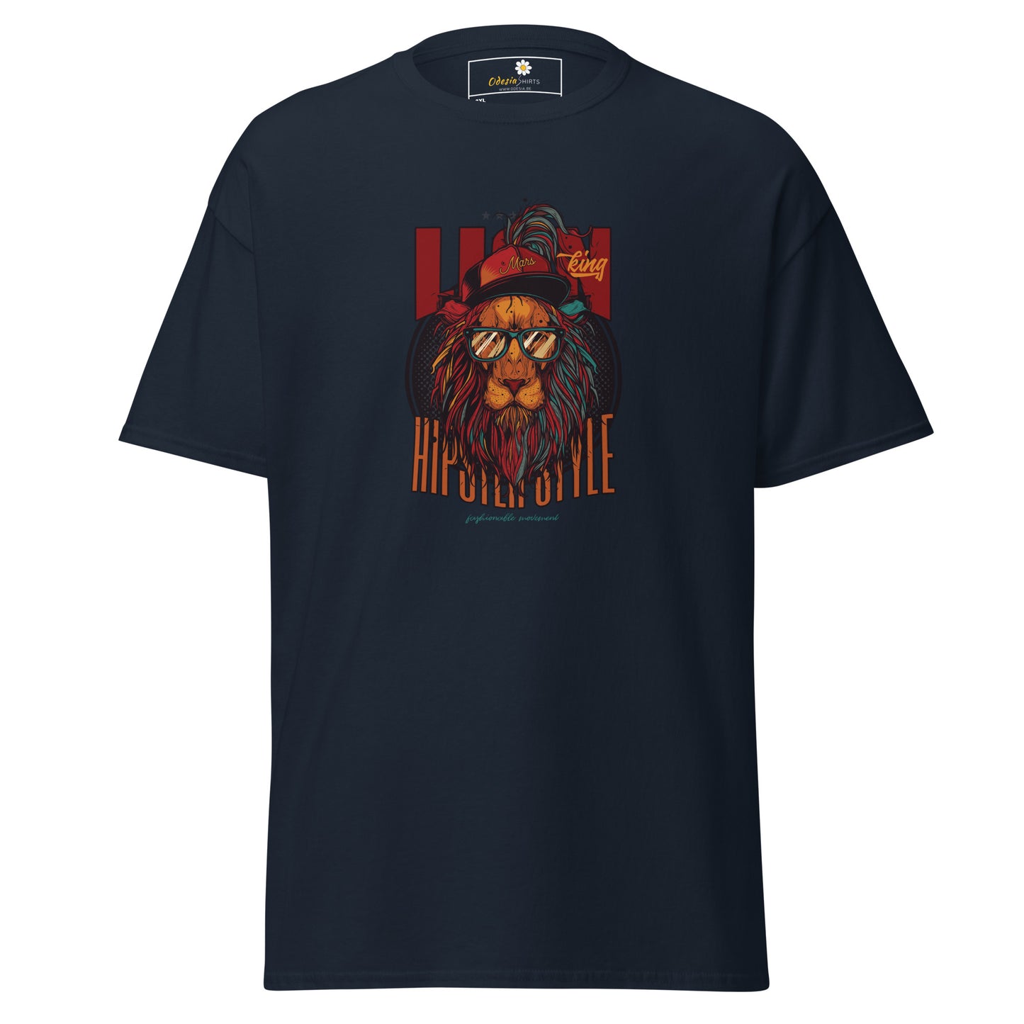 T-shirt classique unisexe - ANIMAUX LION - GRAND