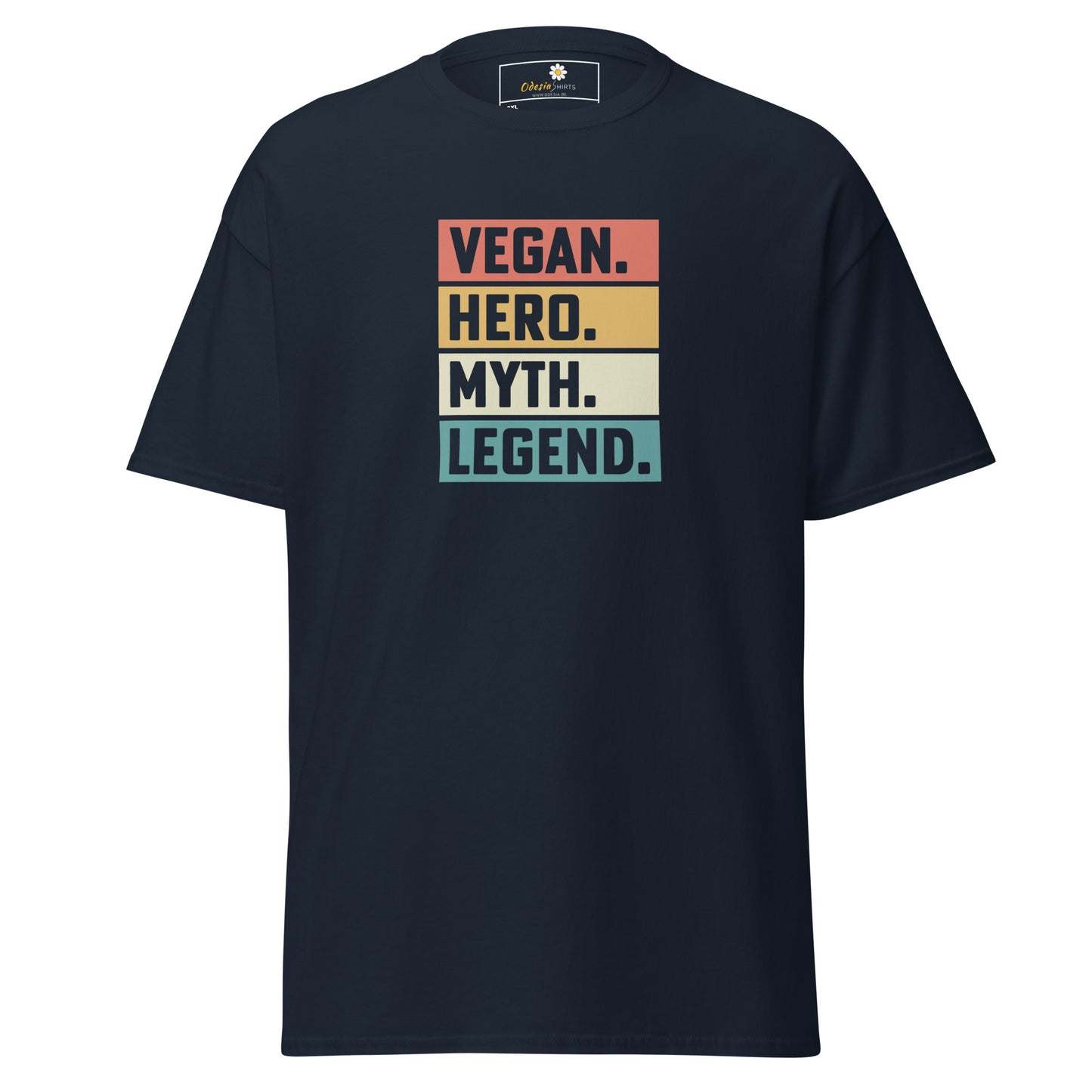 T-shirt classique unisexe - ECOVEG VEGAN HERO LEGEND - GRAND