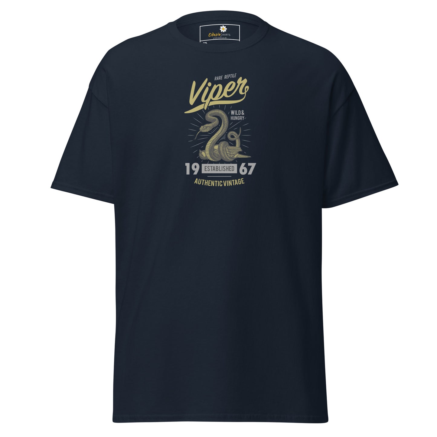 Unisex classic t-shirt - VINTAGE AUTHENTIC VIPER 1967 - BIG