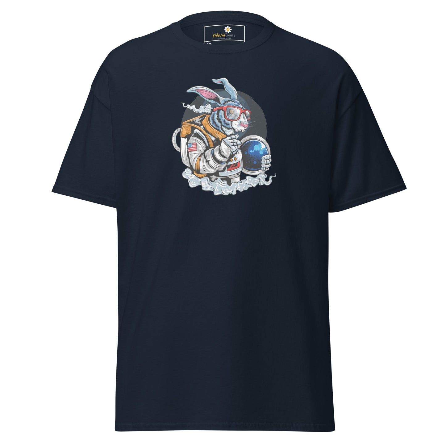 Unisex classic t-shirt - ASTRONAUT RABBIT - BIG