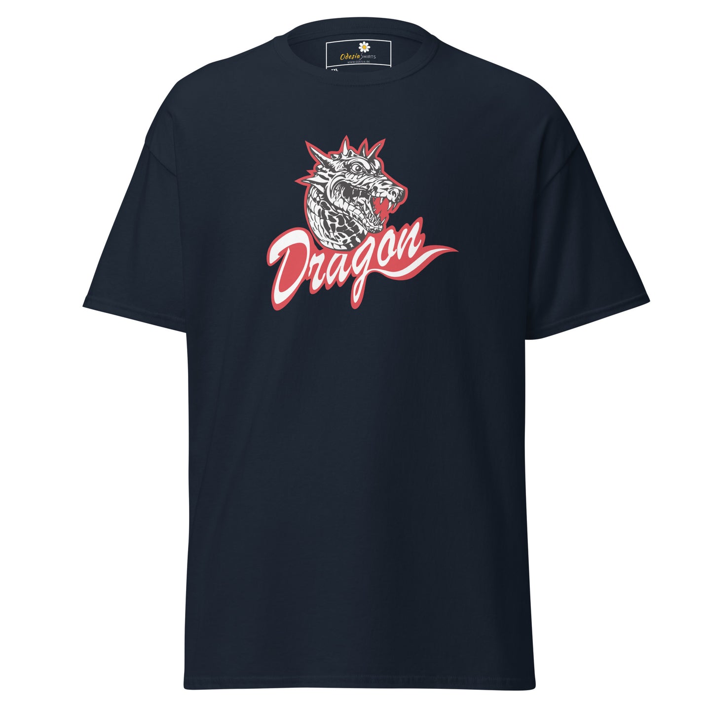 T-shirt classique unisexe - ANIMAUX DRAGON MYSTIQUE - GRAND