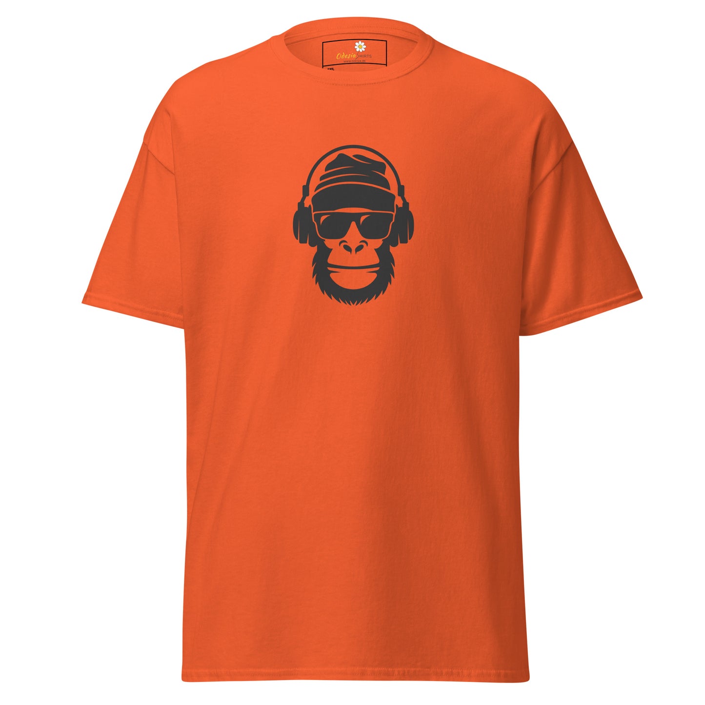 Unisex classic t-shirt - WILDLIFE MONKEY FACE - BIG
