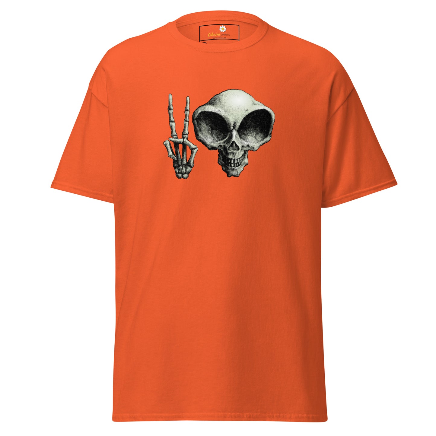 Unisex classic t-shirt - ALIEN PEACE - BIG