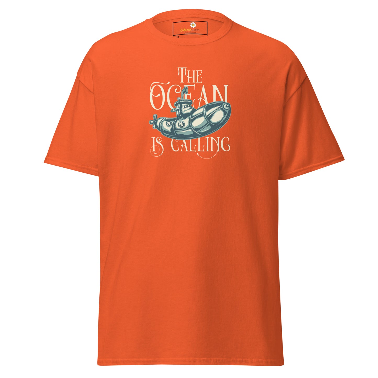 Unisex classic t-shirt - ADVENTURE THE OCEAN IS CALLING - BIG