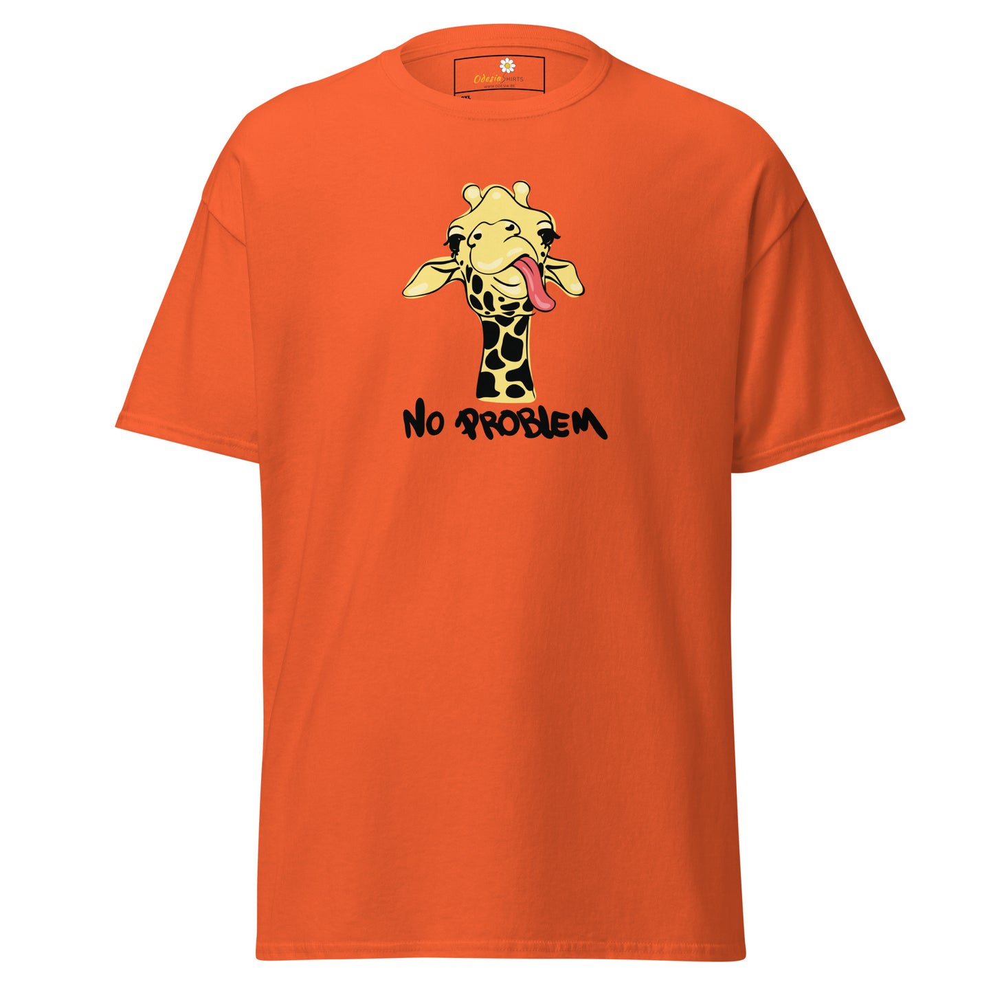 Unisex klassiek t-shirt - FUN GIRAF GEEN PROBLEEM - GROOT