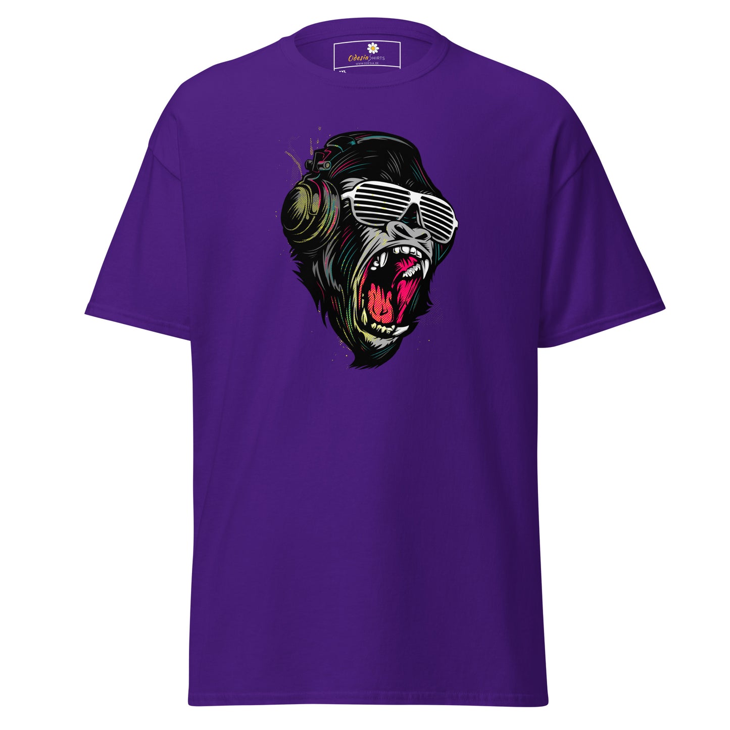 T-shirt classique pour homme - WILDLIFE GORILLA SCREAM - BIG