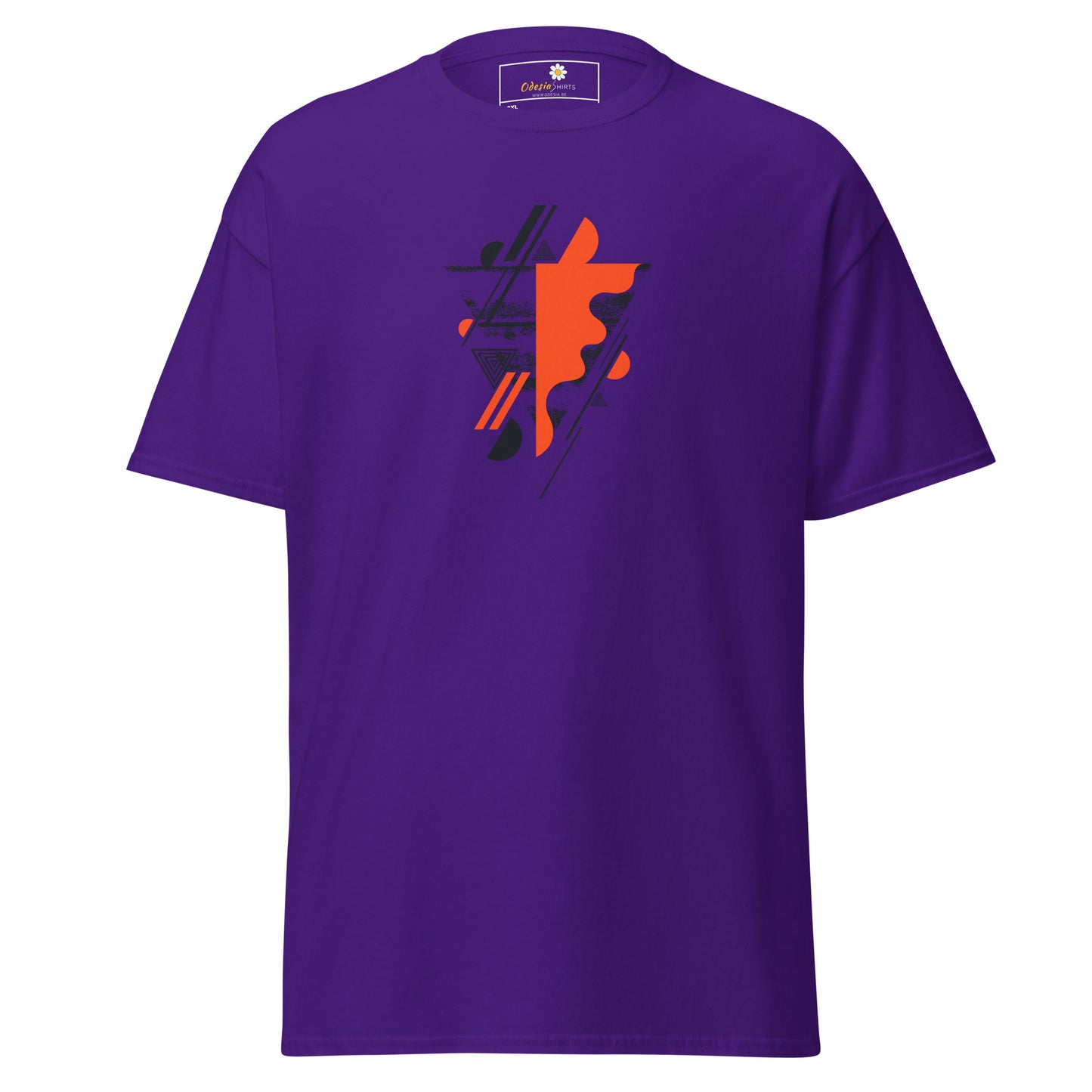 Unisex classic t-shirt - ABSTRACT SHAPES AND COLORS - BIG