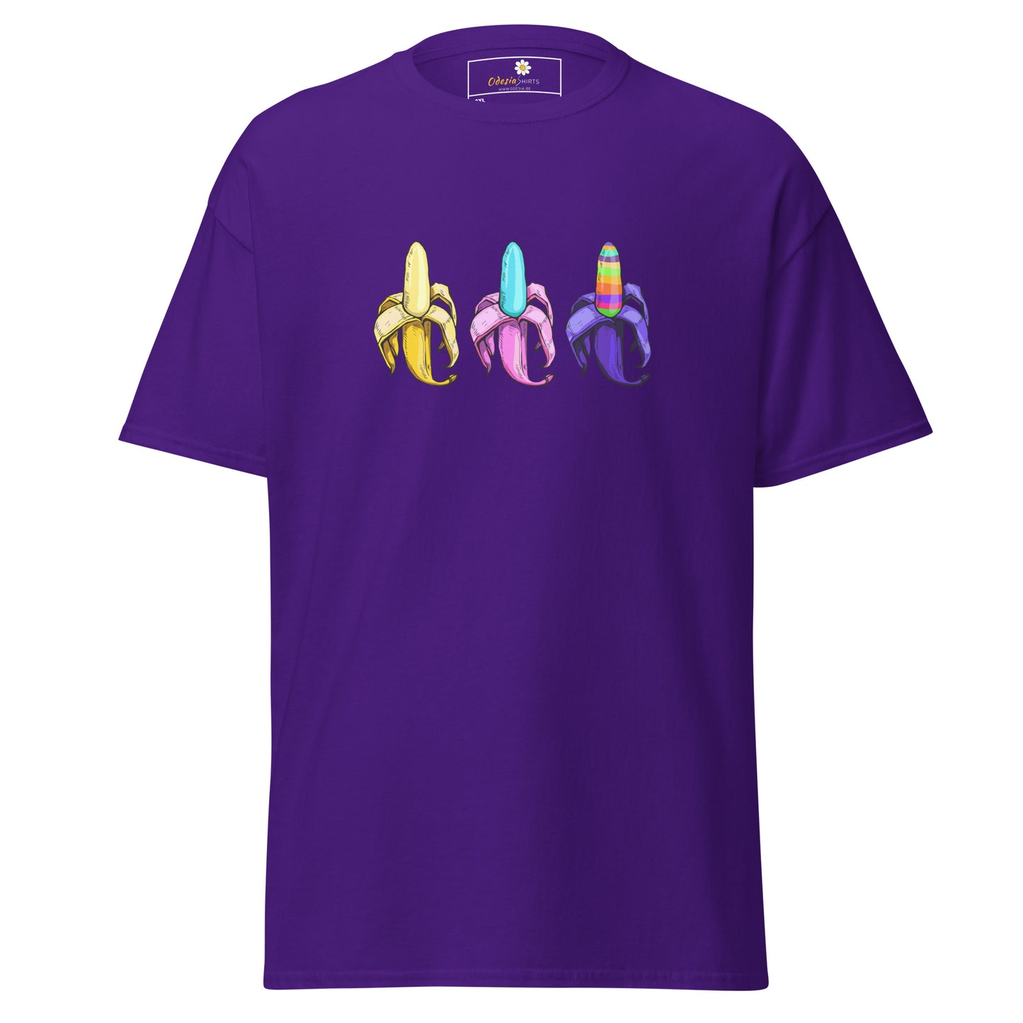 Unisex classic t-shirt - AMAZING THREE BANANAS - BIG