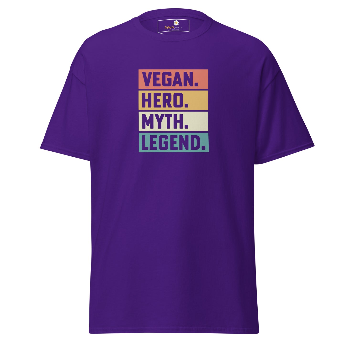 T-shirt classique unisexe - ECOVEG VEGAN HERO LEGEND - GRAND