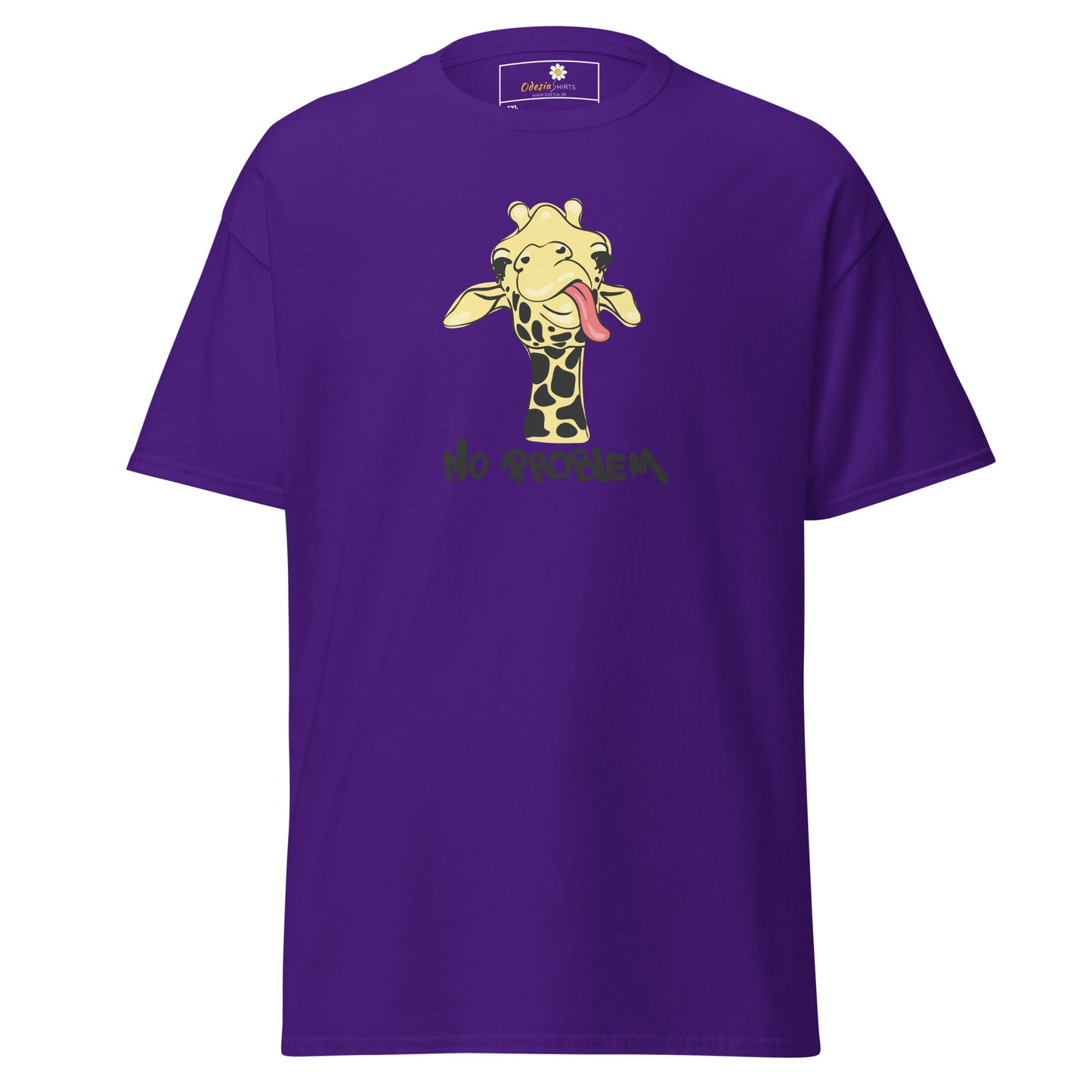 Unisex klassiek t-shirt - FUN GIRAF GEEN PROBLEEM - GROOT